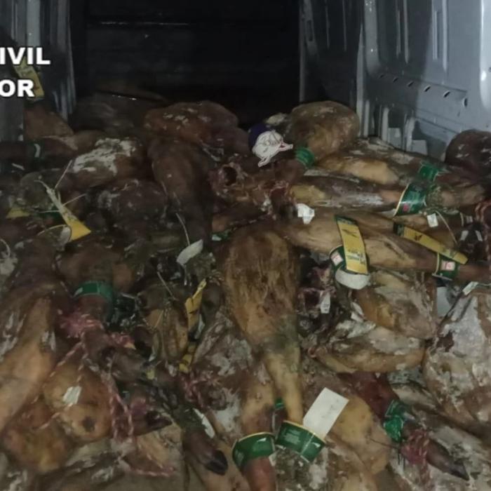 Doi hoți din Madrid au furat peste 700 de bucăți de jambon. Prada, estimată la 200.000 de euro