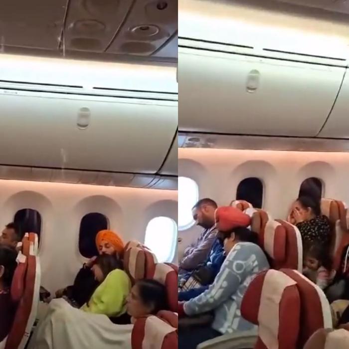 Incident înfricoșător într-un avion cu pasageri: din tavan a început să curgă brusc apă - VIDEO