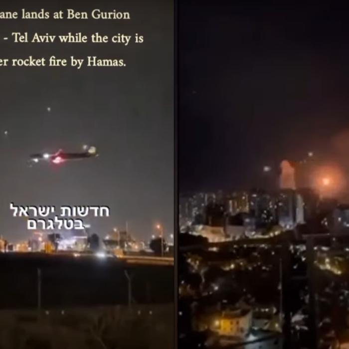 Video viral cu un avion aterizând în mijlocul atacurilor cu rachete: bombardamentele israeliene continuă; ostatic ucis