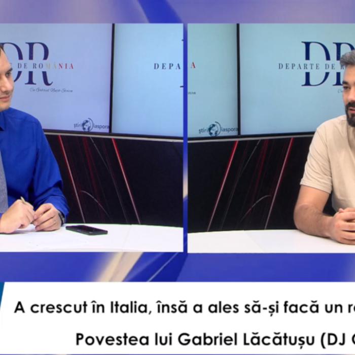 După 20 de ani în Italia, s-a întors în România. Povestea lui Gabriel (DJ Gabro), un tânăr crescut în Torino