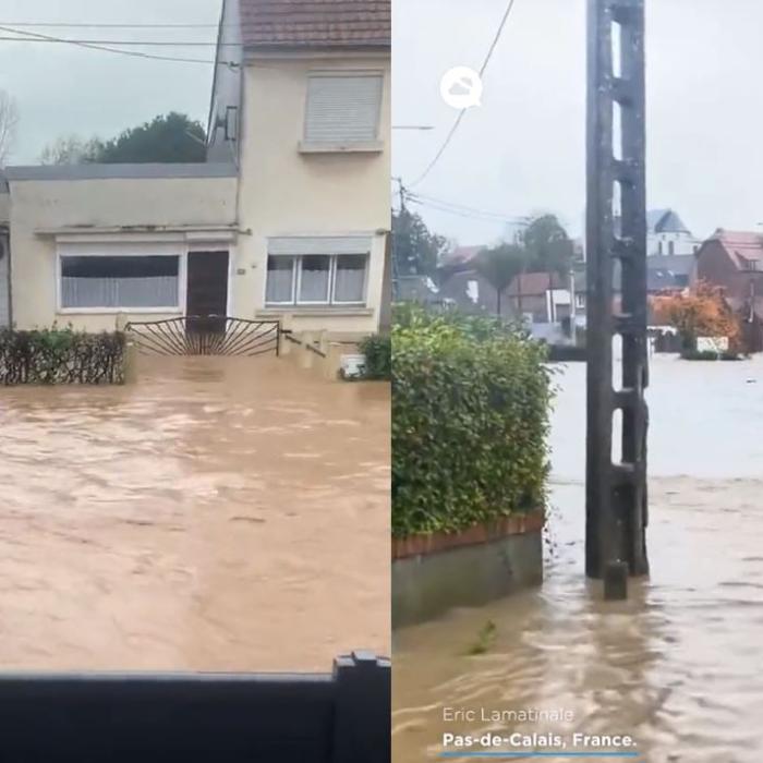 Alertă de vreme rea în Franța: Ploile au făcut ravagii în sudul și vestul țării. Cod roșu de inundații, sute de școli închise