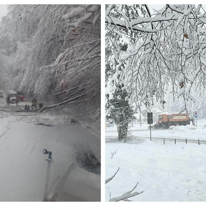 Ninge în România: polei și circulație blocată de zăpadă, la o zi distanță de temperaturi de peste 20 de grade 