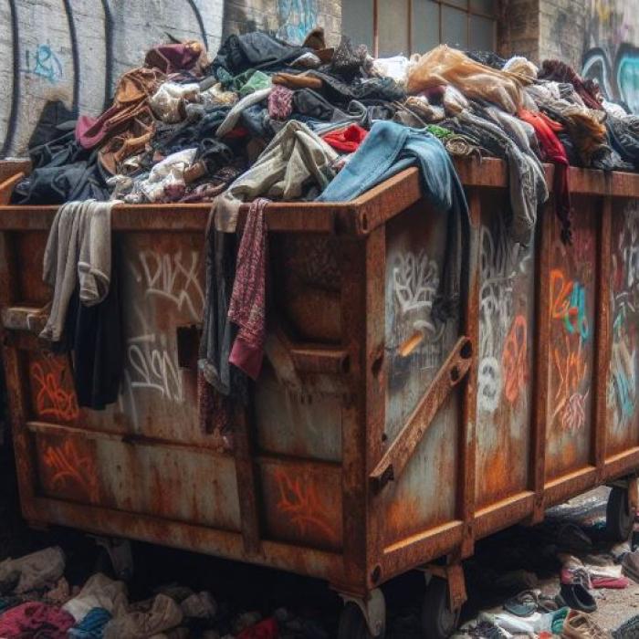 Belgia. Cuplu de români, prinși la ”cumpărături”. Bărbatul a rămas blocat în containerul de haine din care fura