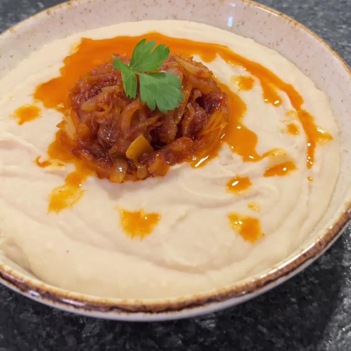 Fasole bătută cu năut și usturoi copt: O rețetă extrem de delicioasă de post