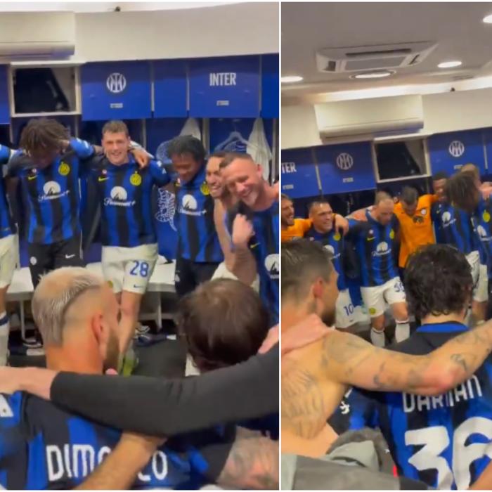 Fotbaliștii lui Inter Milano au sărbătorit câștigarea campionatului pe manele românești - VIDEO