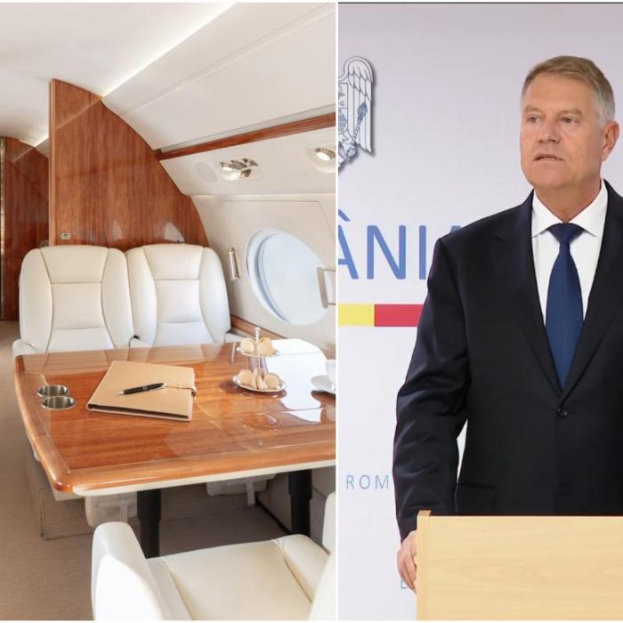 Iohannis, răspuns ironic către jurnaliștii care l-au întrebat despre avionul "de lux": "Eu am venit cu o aeronavă mică"