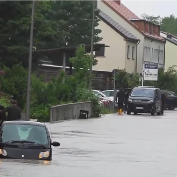 VIDEO Inundații masive în Germania. Autoritățile au declarat stare de dezastru natural