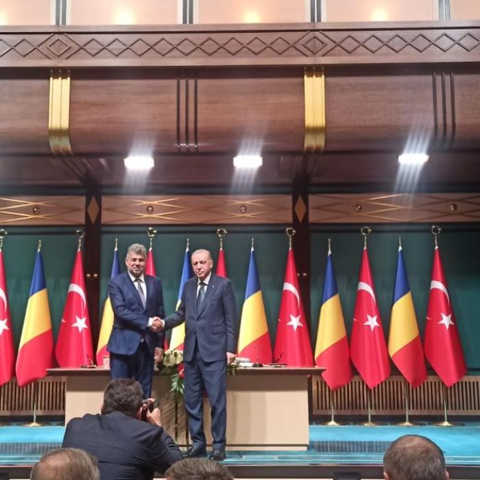 Marcel Ciolacu, declarații în urma ceremoniei de semnare a Acordurilor și a Memorandumurilor de Înțelegere între Turcia și România / VIDEO