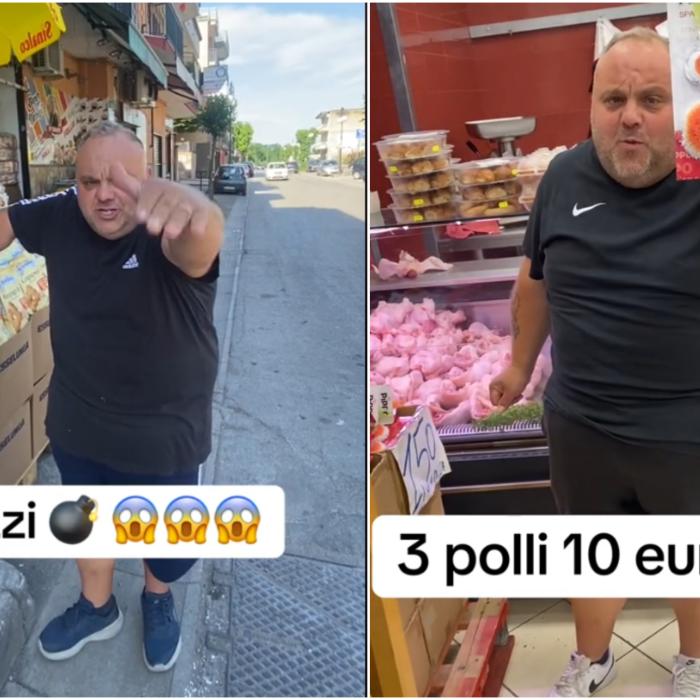 VIDEO Celebrul TikToker italian "Alfredo o' chiatt" a fost arestat. Supermarketul său fura curent eletric din rețea