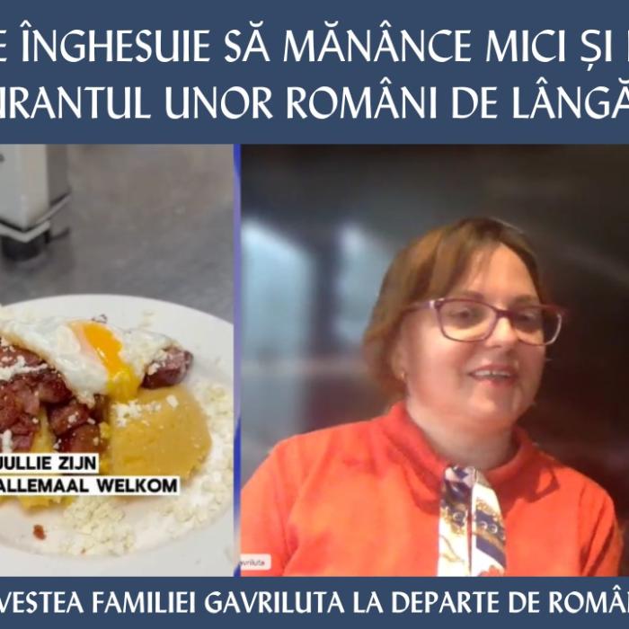 Olandezii se înghesuie să mănânce mici și papanași la restaurantul unor români. Povestea familiei Gavriluță la Departe de România