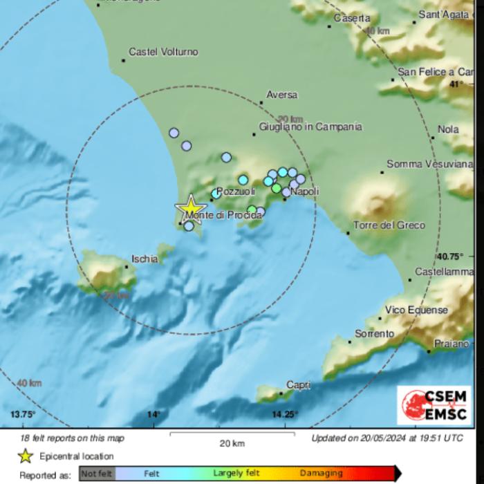 Val de cutremure în Italia, noaptea trecută. Oamenii au ieșit din nou în stradă