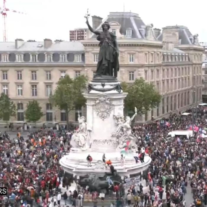 Manifestații anti extrema dreaptă: Francezii nemulțumiți de rezultatele alegerilor au ieșit în stradă / VIDEO