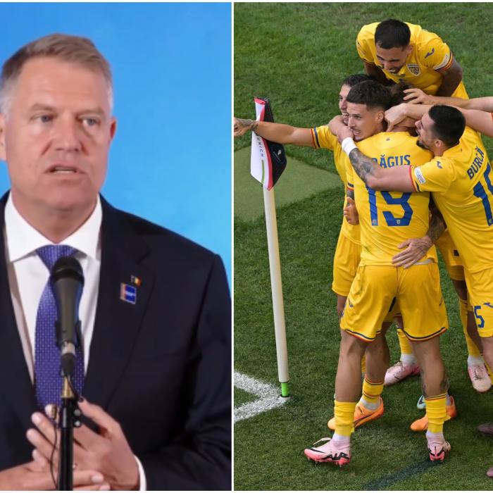 "S-a trezit ficusu'!". Iohannis, ironizat de mii de români după ce a felicitat naționala României: "Așa tare au strigat oamenii, că v-au trezit?"
