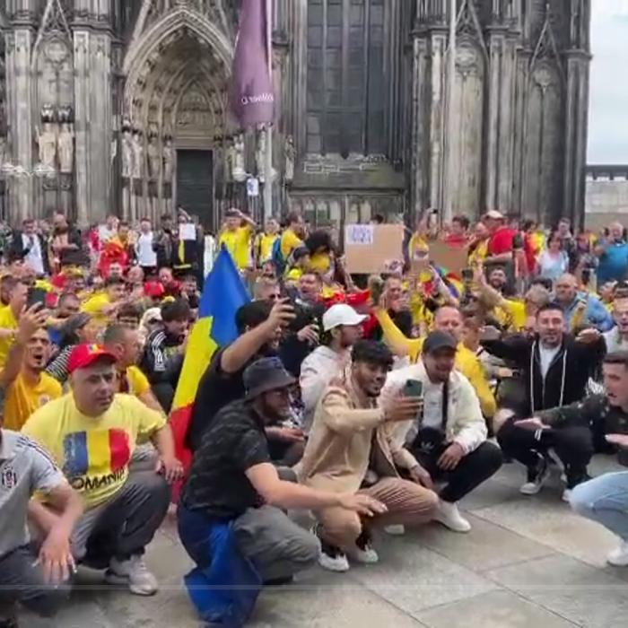 Romania - Belgia: suporterii români fac spectacol și la Köln înainte de meci. Previziuni rezultat. VIDEO