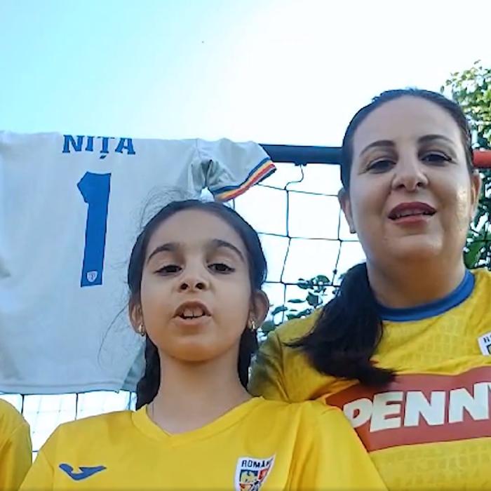 Surpriză pentru portarul naționalei, Florin Niță. Copiii și soția i-au transmis un mesaj