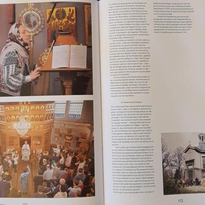 Parohia Sf. Grigorie Teologul din Schiedam, prezentată în cartea "Wereldkerken in Nederland"/"Biserici din lume, în Țările de Jos"