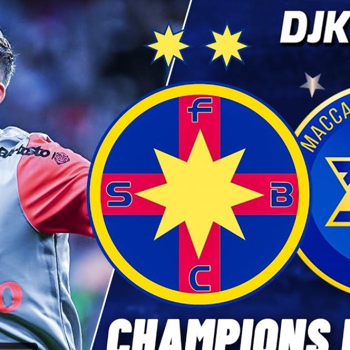 FCSB  - Macabi Tel Aviv, live în Champions League. Rezultat final 