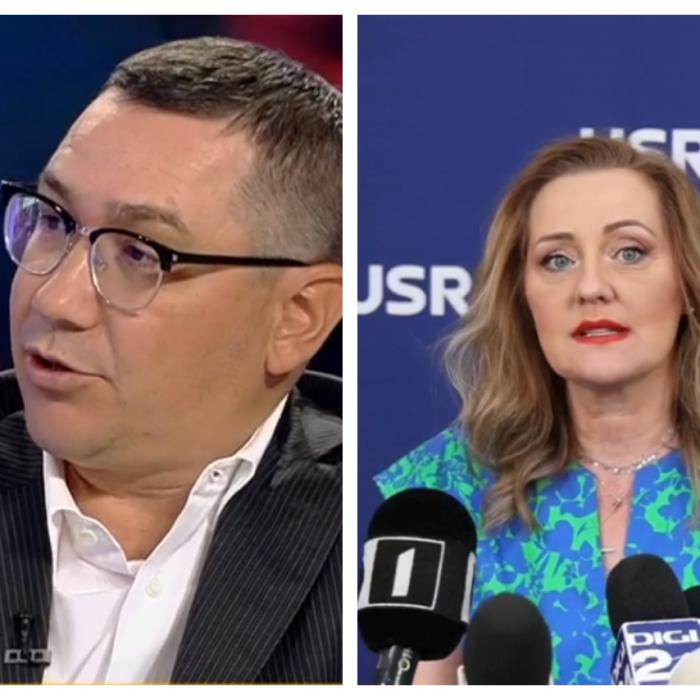 Victor Ponta, ceartă cu Elena Lasconi: "O faci pe Șoșoacă să pară o lady. Prezentai știri mondene în costum de plaja" 