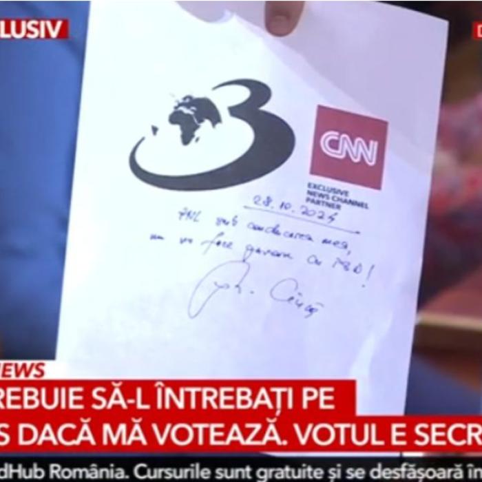 Circ total. Ciucă spune că PNL nu va mai guverna cu PSD. A semnat și o hârtiuță pe care scrie asta