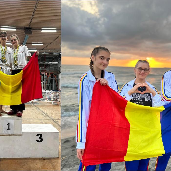 Doi frați din Buzău, campioni mondiali la kickboxing datorită donațiilor românilor din Marea Britanie: "Mulțumim din inimă"