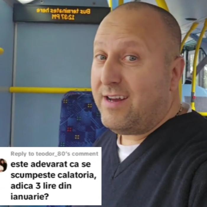 Biletul de autobuz se scumpește la 3 lire în Londra. Șofer român: „O sumă extraordinar de mare”