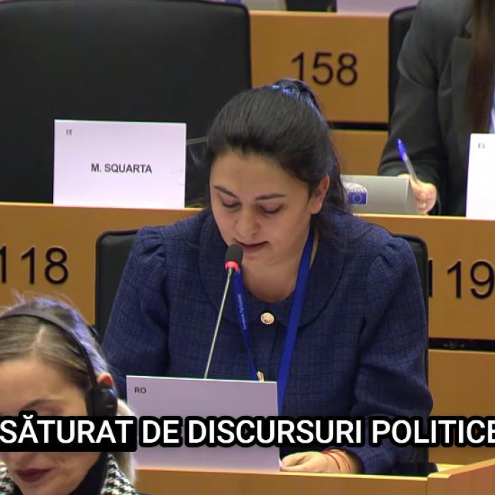 Georgiana Teodorescu i-a cerut lămuriri Roxanei Mînzatu, în Parlamentul European, despre Fondul social pentru climă (FSC) - VIDEO