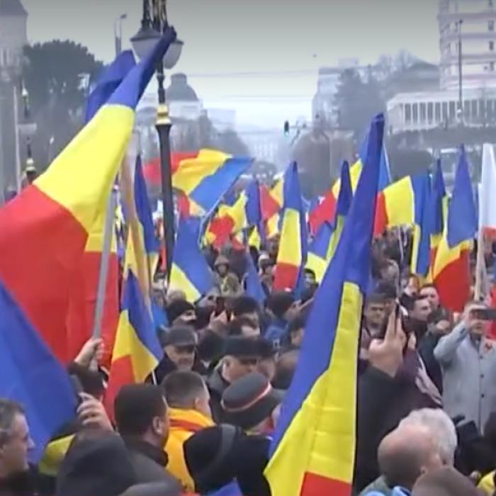 Protest mare de Ziua Micii Uniri. Ceferişti, rezervişti, poliţişti, mineri, silvicultori şi pensionari vin la Guvern