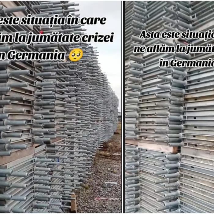 Criză în Germania. Un român a filmat în curtea firmei la care lucrează de 12 ani: "Niciodată n-a fost așa" - VIDEO