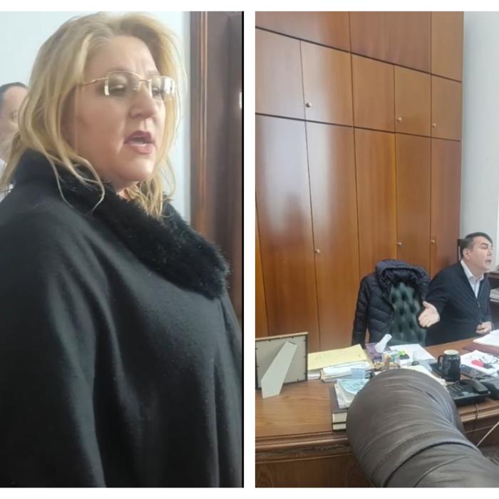 Scandal în biroul unui judecător CCR. Diana Șoșoacă a intrat peste Gheorghe Stan, după ce a căutat birourile magistraților în toată clădirea