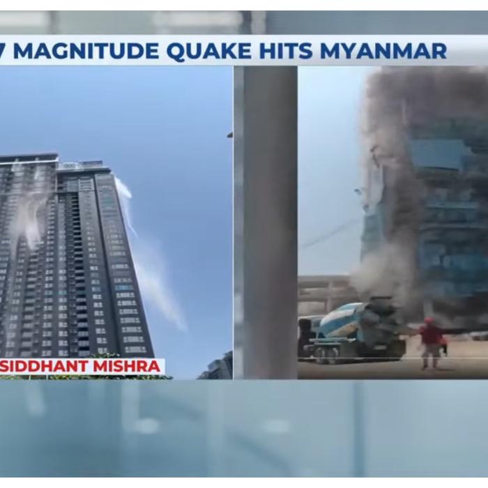 Cutremur de 7.7 grade pe scara Richter, resimțit în Thailanda. Au căzut clădiri, panică în toată țara