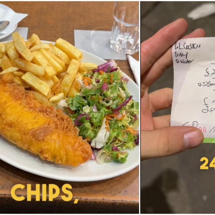 Cât costă o porție de pește cu cartofi prăjiți în Londra. "E enorm" - VIDEO