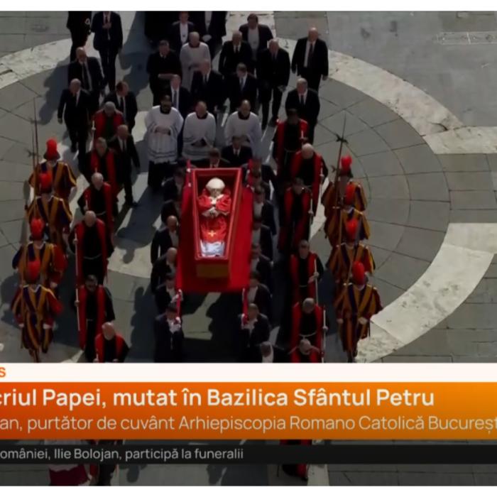 Moment divin la slujba de înmormântare a Papei Francisc: Porțile Raiului s-au deschis pentru el - VIDEO