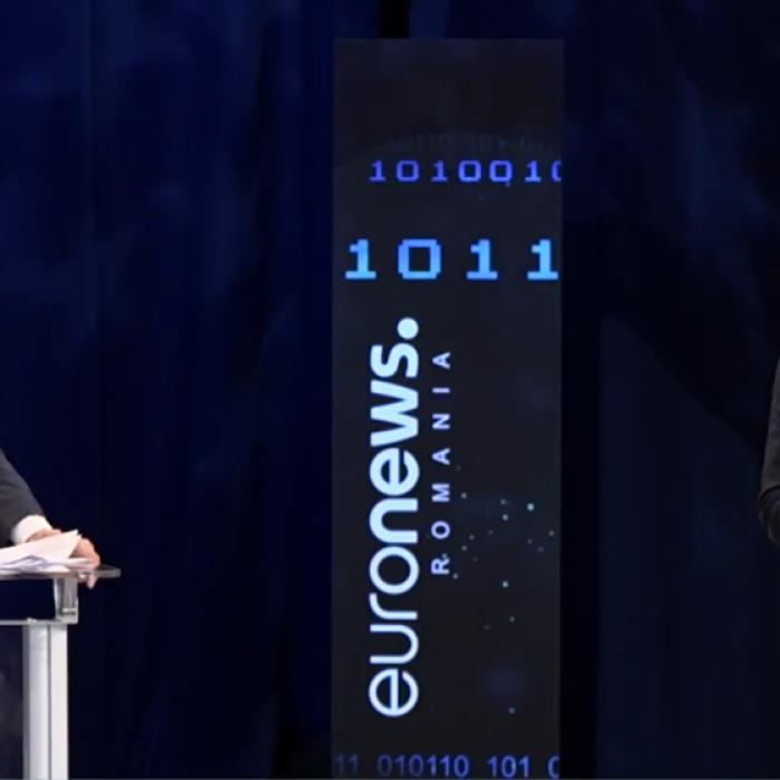 Prima dezbatere în finala prezidențială. Nicușor i-a spus lui Simion că s-a dus la Washington doar să ia o șapcă cu Trump