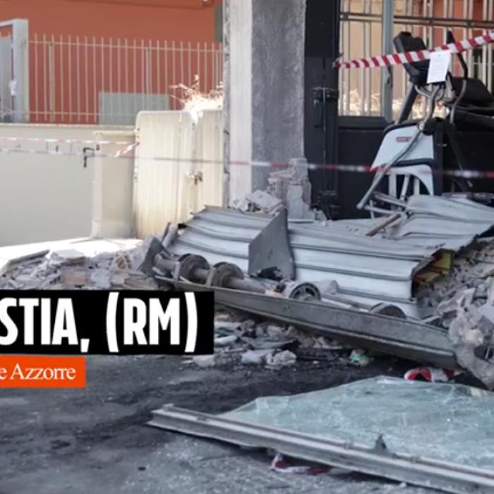 Explozie în Roma: o sală de sport a fost aruncată în aer. Poliția cercetează legături cu mafia