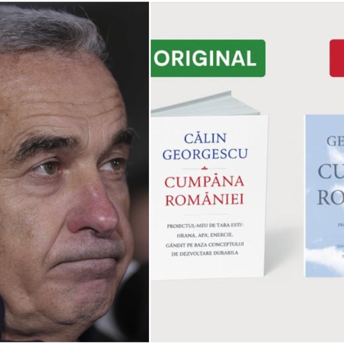 Călin Georgescu se plânge că cineva i-a copiat cartea si o vinde ilegal