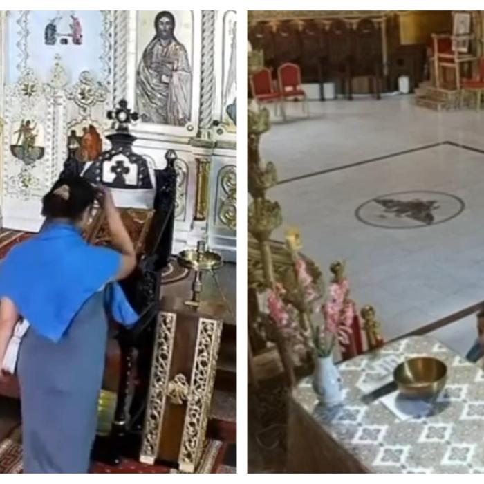 Ucraineancă, prinsă după ce a furat dintr-o biserică din București 