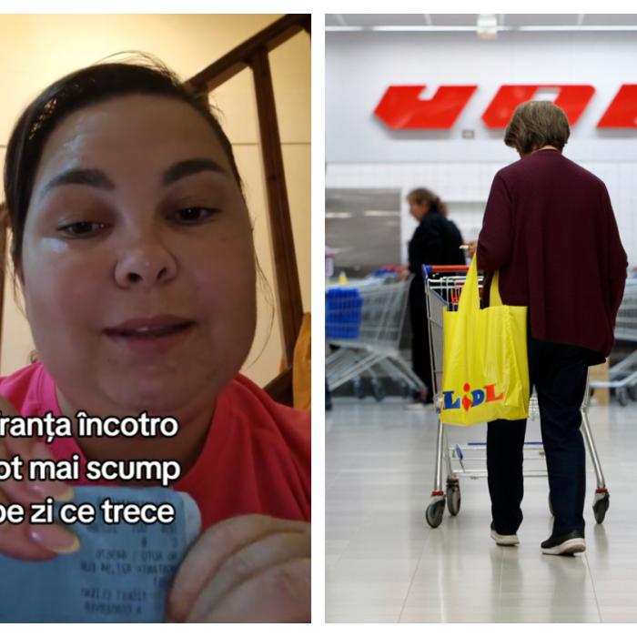 O româncă, abia întoarsă de la Lidl, spune că nu se mai poate trăi în Franța din cauza scumpirilor: "Sari peste mese. Asta trăim"