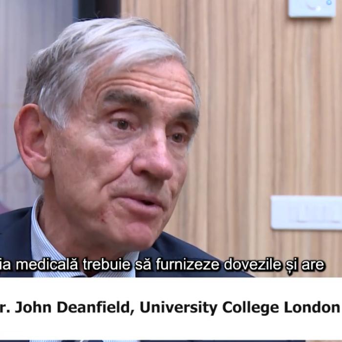 John Deanfield explică de ce “nu ai voie” nu ne scapă de bolile cardiovasculare: Prevenția, un “cont de economii” cu dobândă