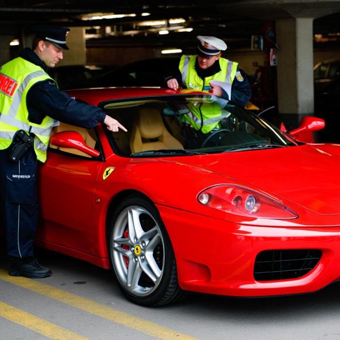 Unui român din Germania i s-a confiscat Ferrari-ul de 200 000 euro. Sechestru pe 3.5 milioane de euro 
