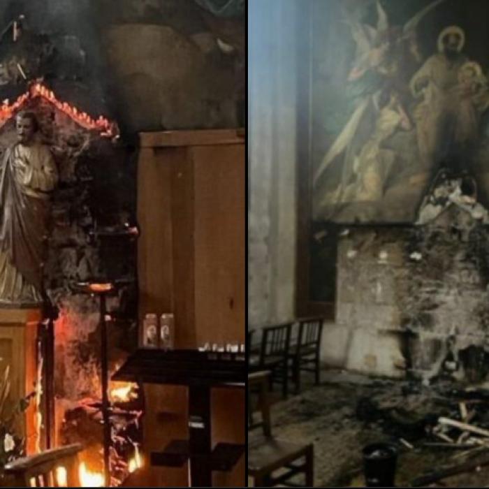 Românul care a incendiat biserica Notre-Dame des Champs din Paris a fost internat forțat într-un spital psihiatric