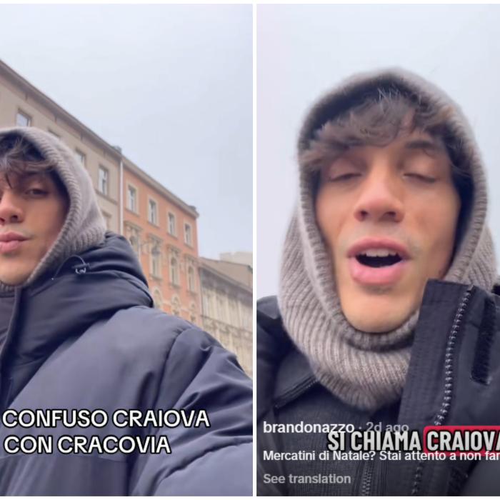 Un italian a vrut să ajungă la Târgul de Crăciun din Craiova, dar a nimerit în Cracovia - VIDEO