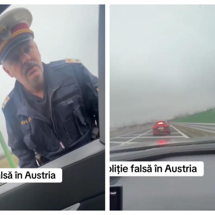 Cum și-a dat seama un român că e oprit de un polițist fals în Austria. I-a dat tot planul peste cap