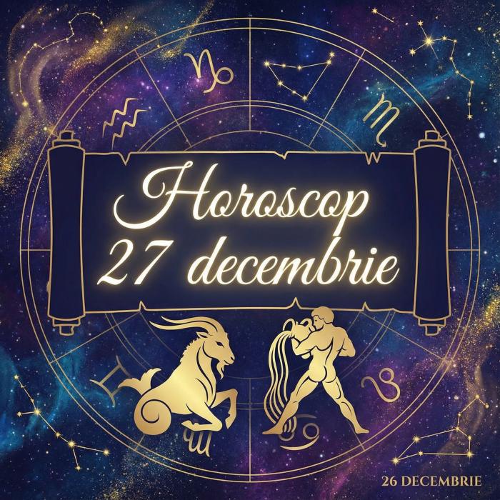 Horoscop 27 decembrie 2025: Ziua în care tăcerea spune mai mult decât promisiunile