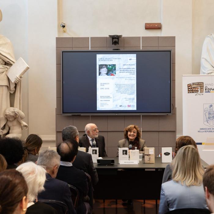 Ana Blandiana a încheiat „Luna Literaturii Române la Roma”