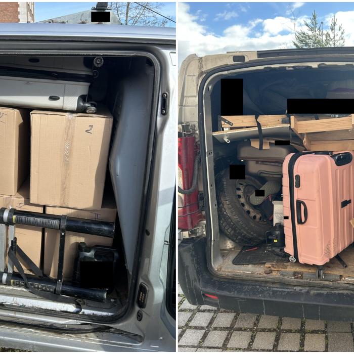 Contrabandă deghizată în excursie în familie. Vameșii germani au găsit 200.000 de țigări în mașina unor români