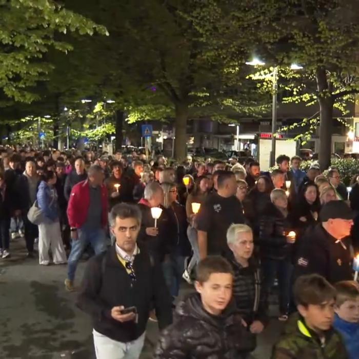 10 000 de italieni au ieșit în stradă după crima de la Massa. Cei doi români spun că Giacomo Bongiorni i-a lovit primul 