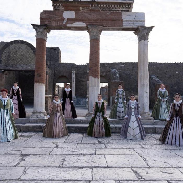 Vocile Corului Național Madrigal Marin Constantin au răsunat în Parcul Arheologic Pompei 