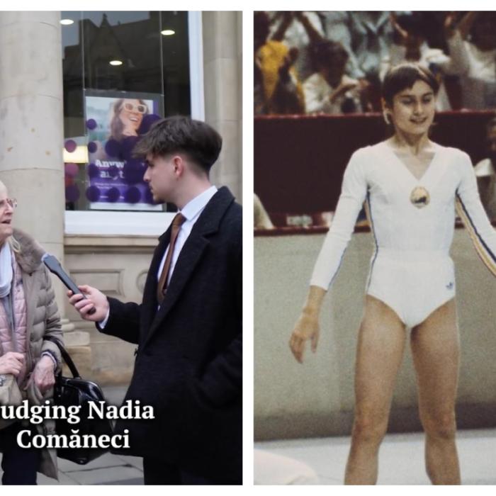 Femeia care a arbitrat-o pe Nadia Comăneci, intervievată din greșeală pe stradă