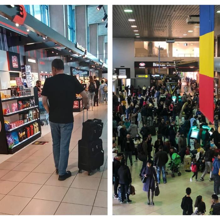 Două persoane, reținute pe aerportul Otopeni. Ce le-au găsit polițiștii în bagaje 