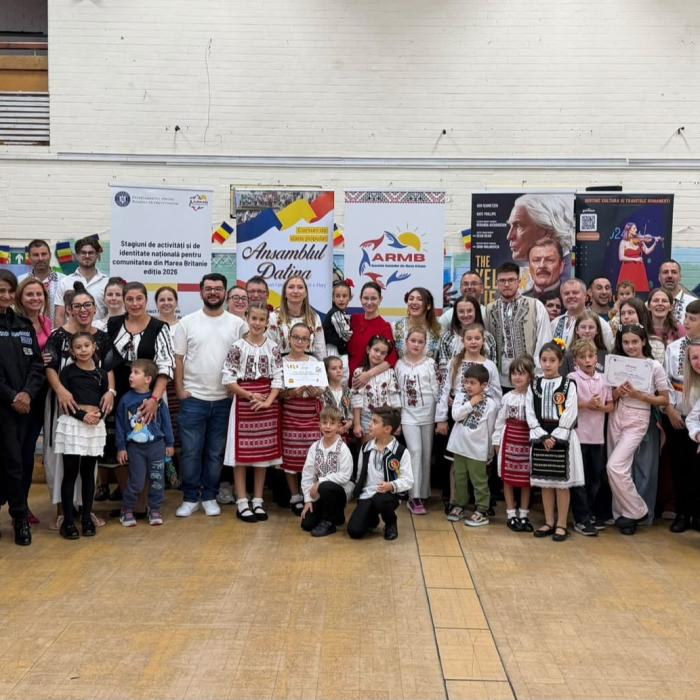Proiectul „Stagiuni de activități tradiționale și de identitate națională pentru comunitatea din Marea Britanie - ediția 2026” a ajuns la final